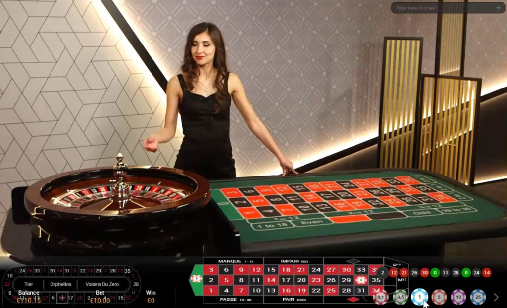 online EU casino live dealer roulette