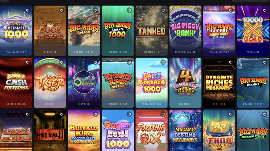 game options at betmaster