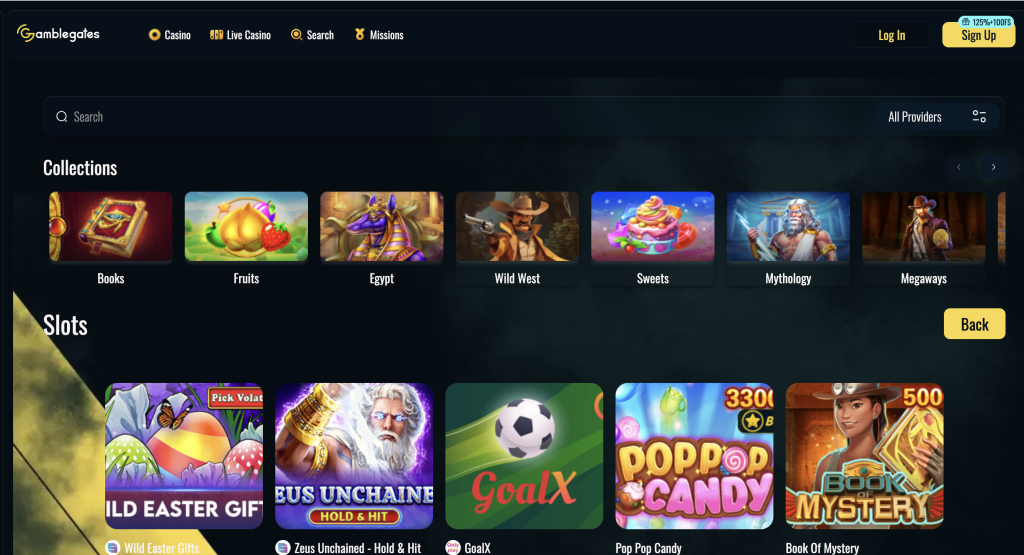 gamblegates casino options