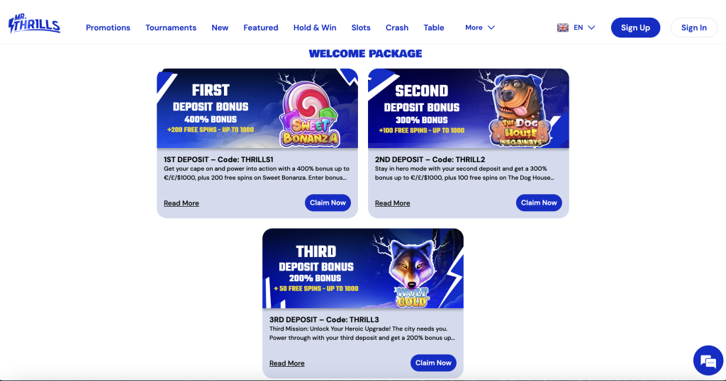 Mr Thrills Promotions.