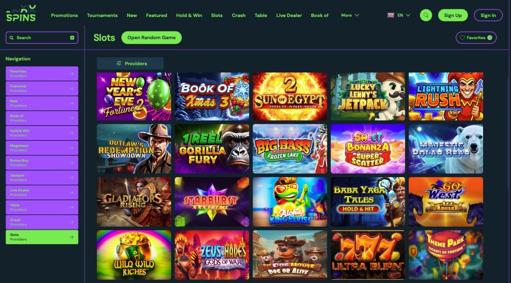 1000 Spins Popular Games Library