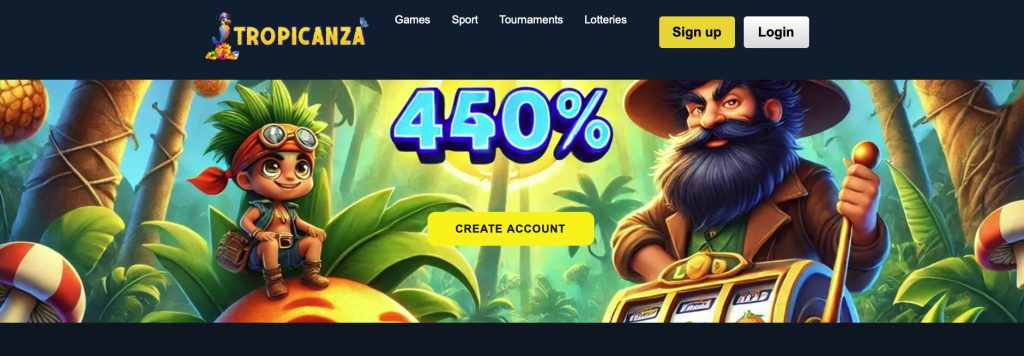 Tropicana sign up bonus 